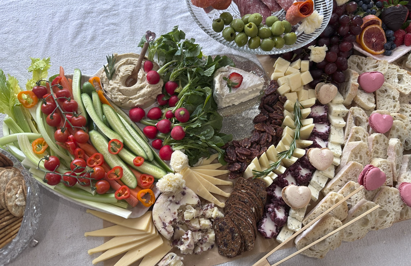 Girls night grazing table