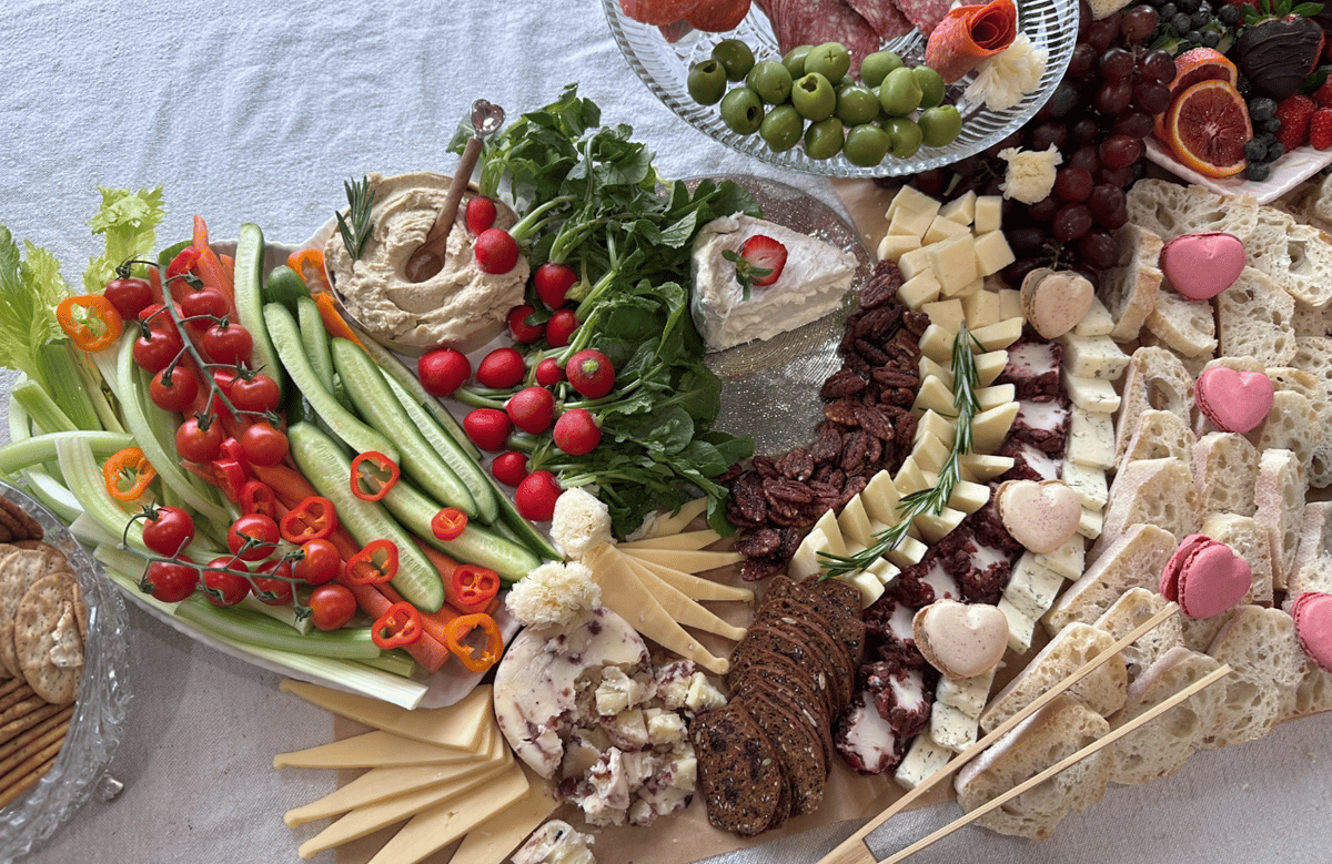 Girls night grazing table